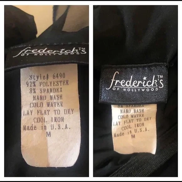 SOLD! Frederick’s of Hollywood -Sexy One-shoulder Ruffle Black Dress - Picture 8 of 10